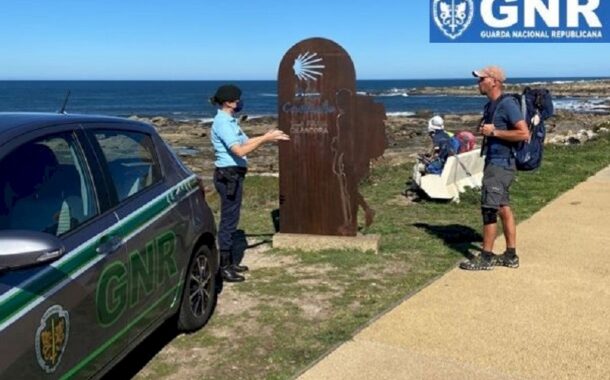 GNR de Braga e Viana na operação ‘Bom Caminho’ de apoio a peregrinos a Santiago de Compostela