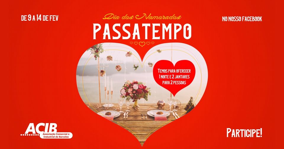 ACIBarcelos promove passatempo para celebrar Dia dos namorados