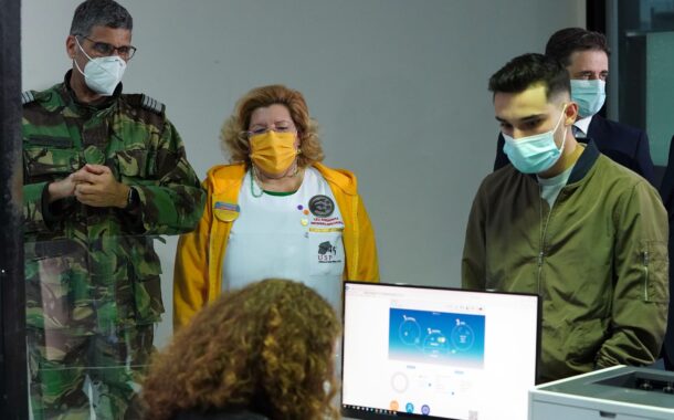 Coordenador da task force visita centro de vacinação de Braga