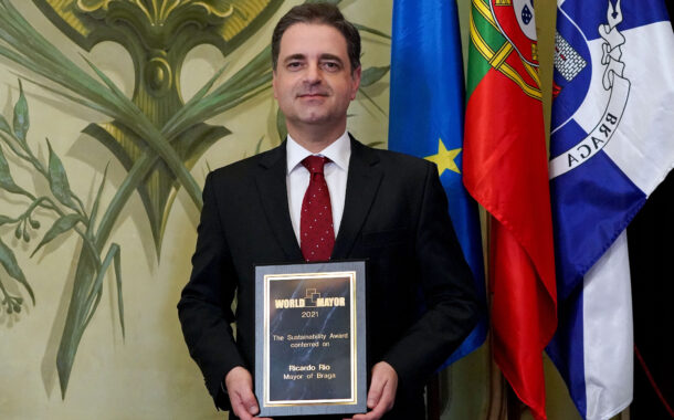 Presidente da Câmara de Braga recebe galardão de ‘World Mayor Sustainability Award’ de 2021
