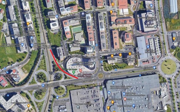 Braga. Trânsito cortado junto ao ‘Pipo’ esta quinta-feira de manhã
