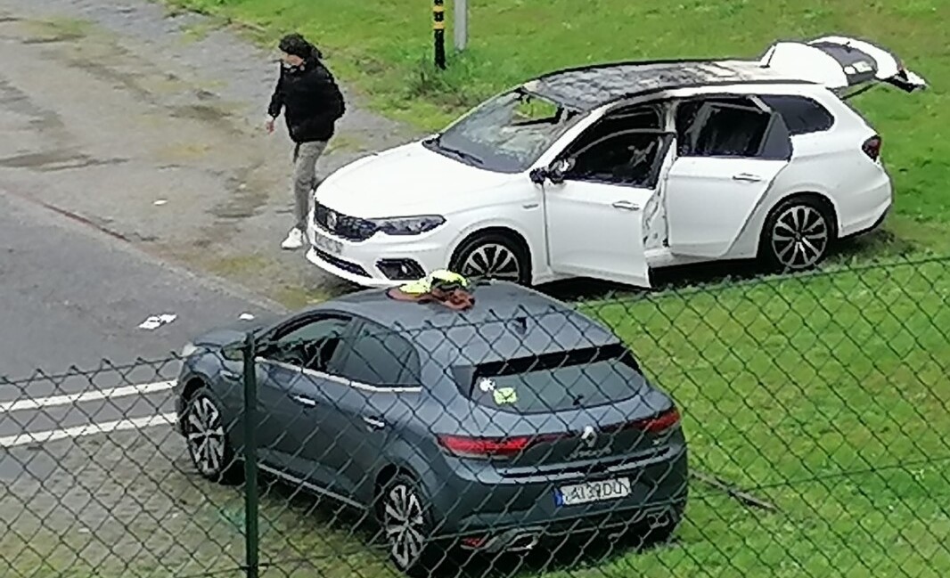 Seis carros vandalizados no parque da Decatlhon em Braga