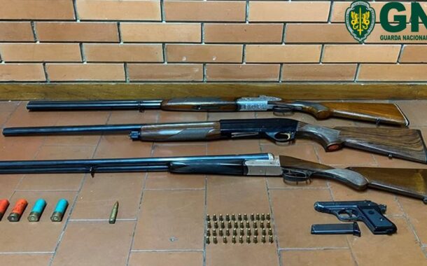 GNR de Famalicão apreende armas a agressores em casos de violência doméstica