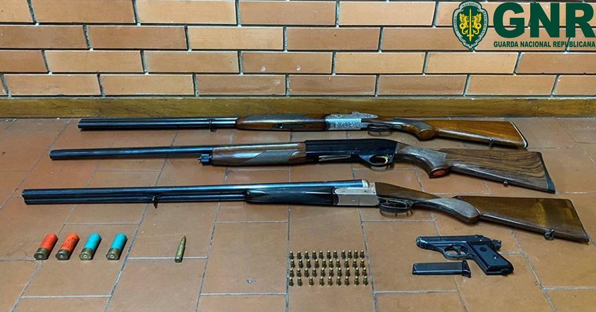 GNR de Famalicão apreende armas a agressores em casos de violência doméstica