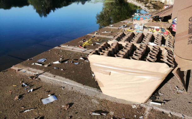 Activista ambiental denuncia à Agência Portuguesa do Ambiente “desrespeito” do Rio Cávado pelo ‘Ovo na Ponte’