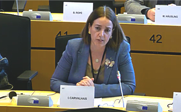 Eurodeputada Isabel Carvalhais defende no PE que seca e guerra justificam mais apoio aos agricultores portugueses