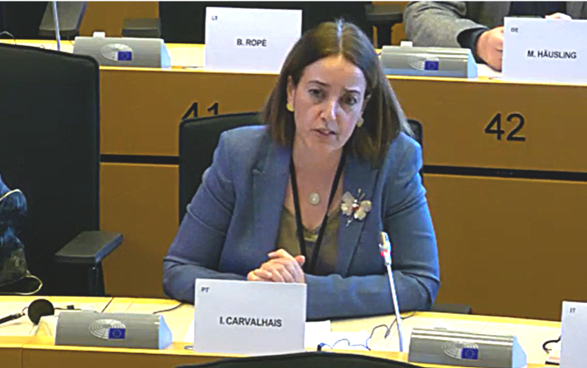 Eurodeputada Isabel Carvalhais defende no PE que seca e guerra justificam mais apoio aos agricultores portugueses