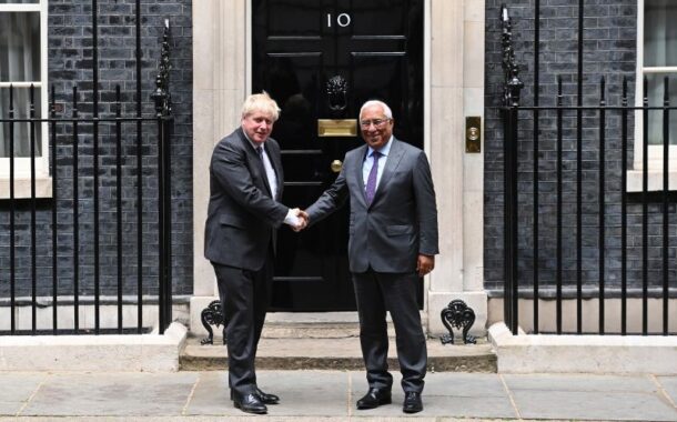 Boris Johnson saúda “acção decisiva” de António Costa no apoio à Ucrânia