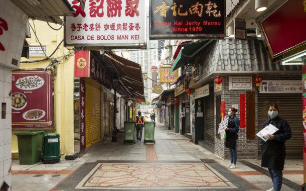 Macau praticamente fechado, quem não usar máscara arrisca prisão