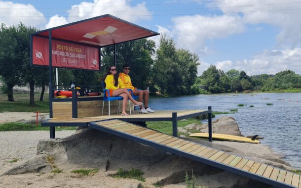 Braga. Palmeira instala um posto de vigia na praia Fluvial da Ponte do Bico