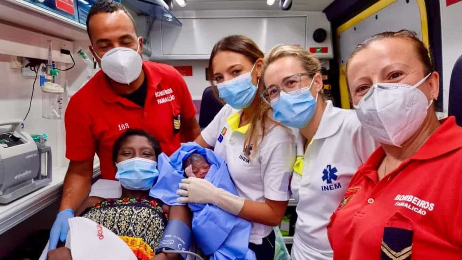 Rúben não quis esperar e nasceu com a ajuda dos Bombeiros de Famalicão