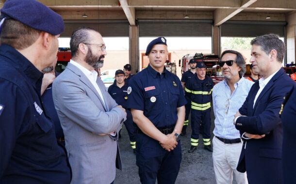 Novo comandante da Protecção Civil Distrital visita Bombeiros Sapadores de Braga
