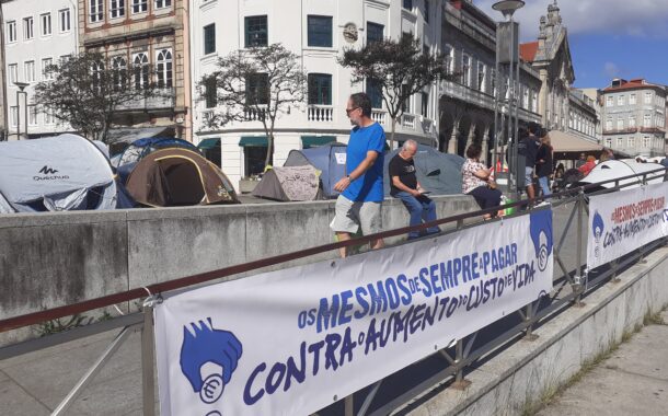 ‘Sempre os Mesmos a Pagar’ acampa em Braga para exigir “dignidade”