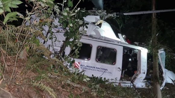 Helicóptero que caiu em Amares já foi substituído
