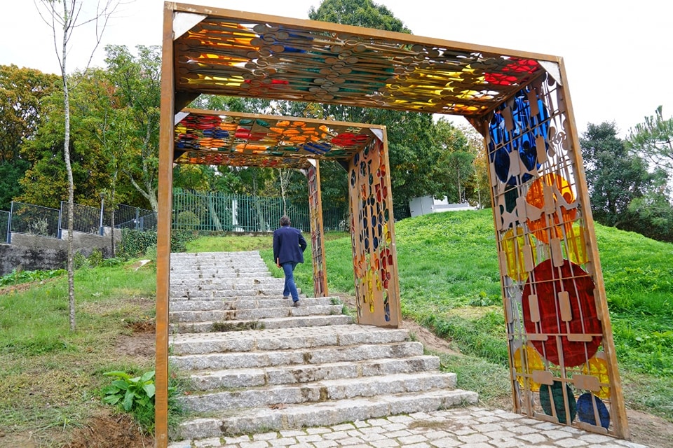 Parque das Camélias de Braga ganha obra de arte sustentável