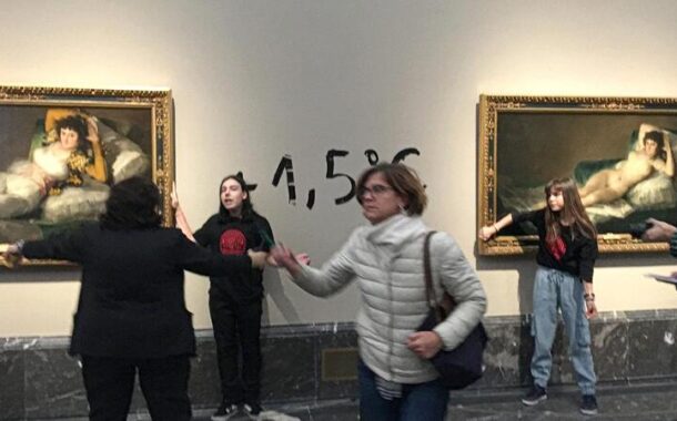 Pinturas de Goya ‘atacadas’ e aviões particulares bloqueados por activistas ambientais em Espanha e Amesterdão