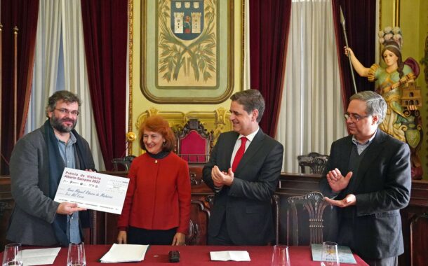 Nuno Miguel Medeiros recebe Prémio de História Alberto Sampaio em Braga
