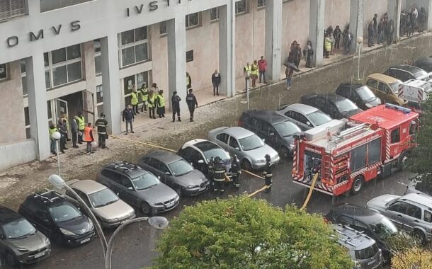 Simulacro de incêndio dos Bombeiros Sapadores obriga a evacuar Tribunal de Braga