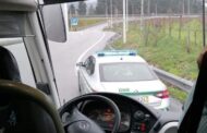 GNR fiscaliza autocarros de professores na A3, em Braga