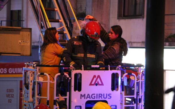 Incêndio em apartamento faz três feridos em Guimarães