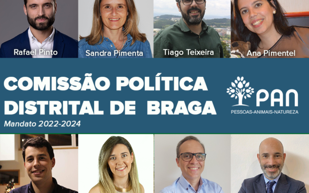 Rafael Pinto reeleito porta-voz da Distrital de Braga do PAN