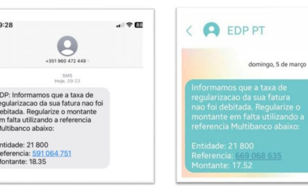 Atenção! MP alerta para burlas através de SMS em nome da EDP