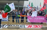 Professores em greve em Viana do Castelo pedem “socorro” ao Presidente