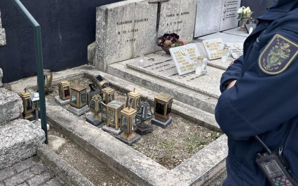 Cemitério assaltado e vandalizado em Braga