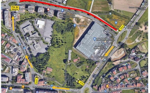 Trânsito condicionado esta segunda-feira em Braga