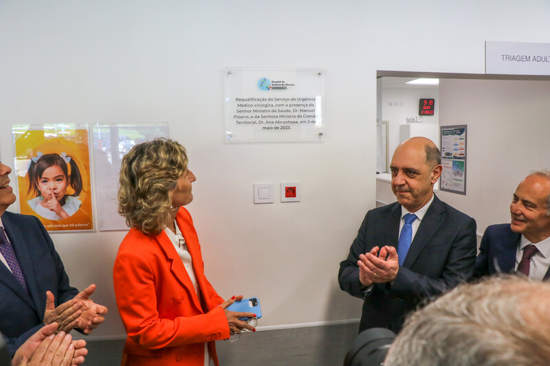 Manuel Pizarro inaugura urgência do Hospital de Guimarães