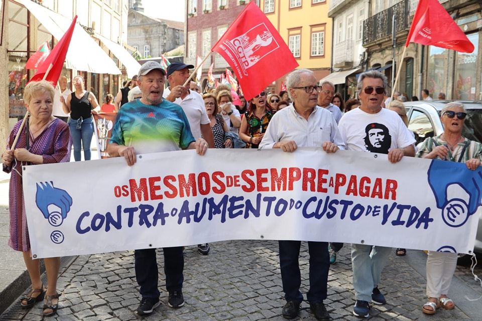 Buzinão contra aumento do custo de vida recebe Costa esta quarta-feira em Braga