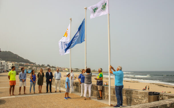 Bandeira Azul hasteada em todas praias marítimas de Caminha. Conheça as praias