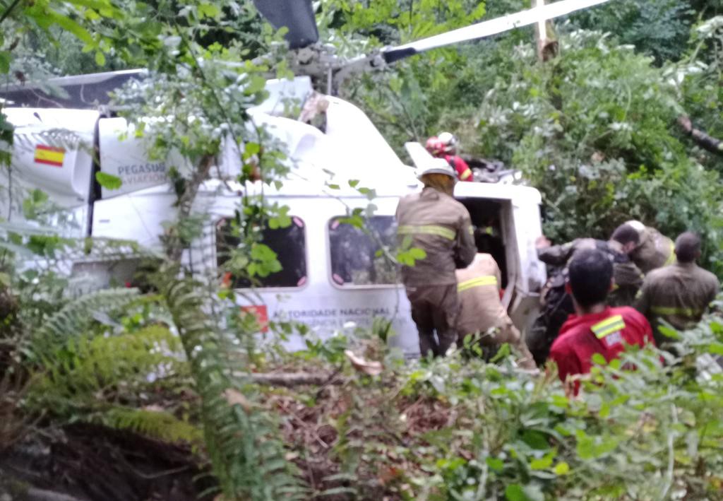 Piloto perdeu noção da distância a linhas eléctricas na queda de helicóptero em Amares, conclui investigação