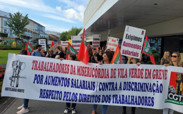 Trabalhadores da Misericórdia de Vila Verde reivindicam aumentos salariais (c/galeria de fotos)