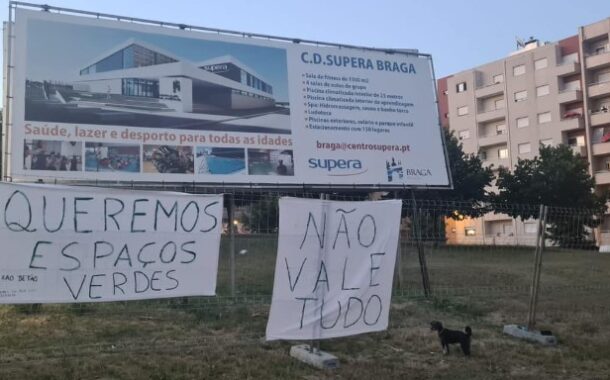LIVRE Braga apoia a petição pública contra complexo desportivo privado e reclama mais espaços verdes na cidade