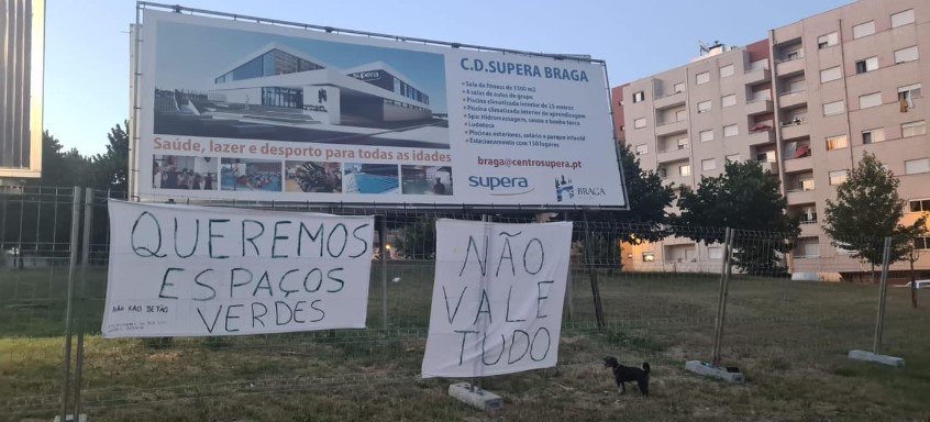 LIVRE Braga apoia a petição pública contra complexo desportivo privado e reclama mais espaços verdes na cidade