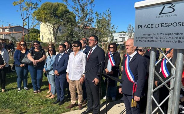 Cidade francesa de Berre L’Étang inaugura praça Esposende