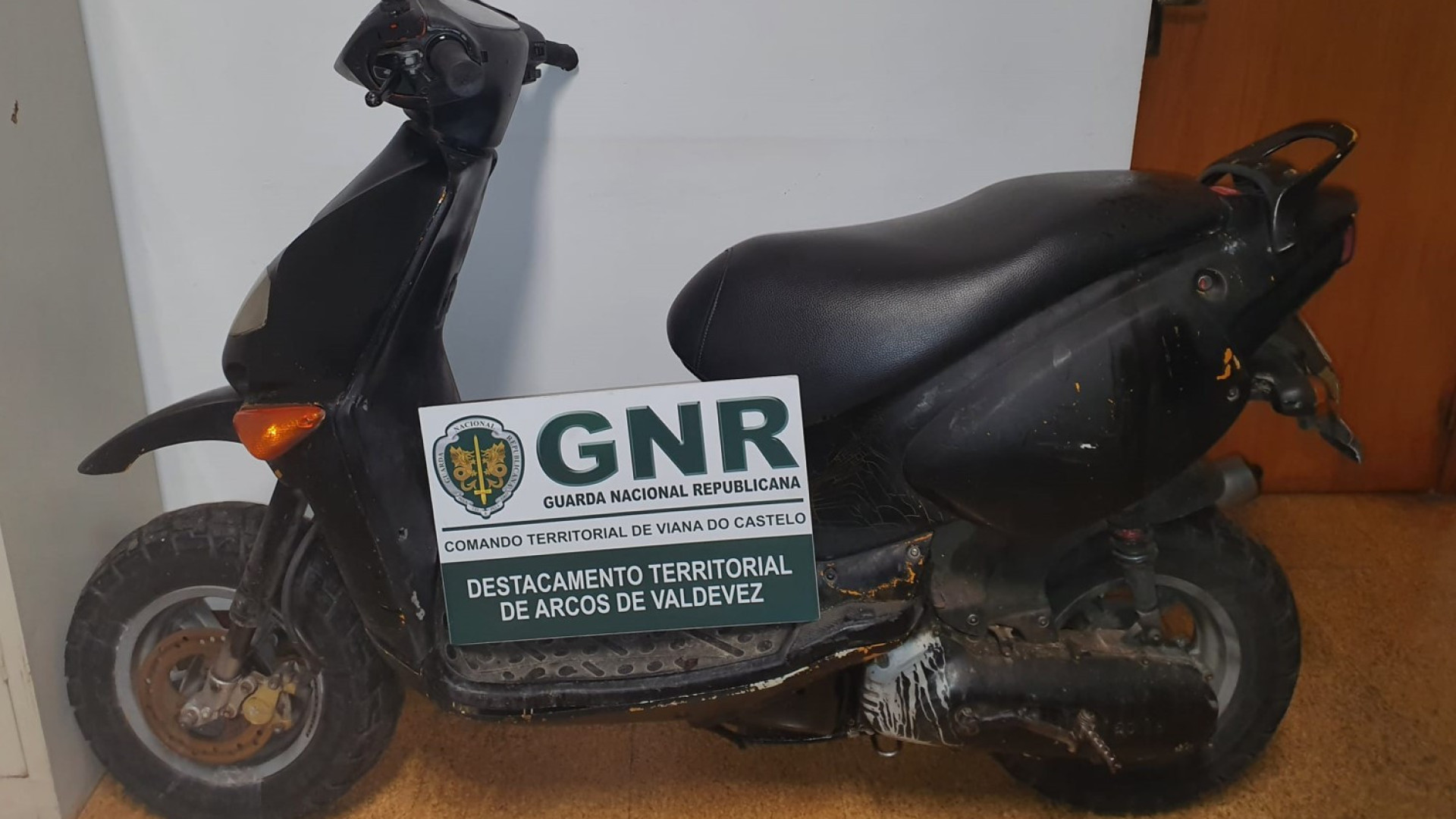 GNR descobre mota com matrícula falsa que tinha sido roubada há cinco anos