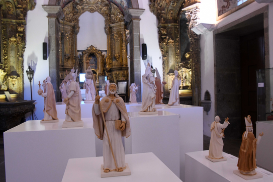 Esculturas dos padroeiros das paróquias de Famalicão mostradas em Braga