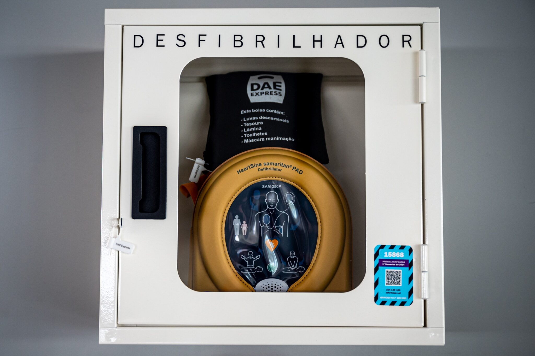 Mais de 80 operadores asseguram desfibrilhação automática em 10 equipamentos em Viana
