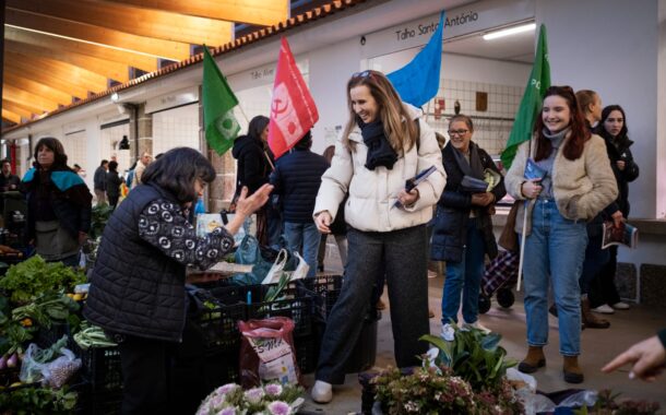 ELEIÇÕES. CDU reclama medidas contra aumento do custo de vida na visita ao mercado de Braga