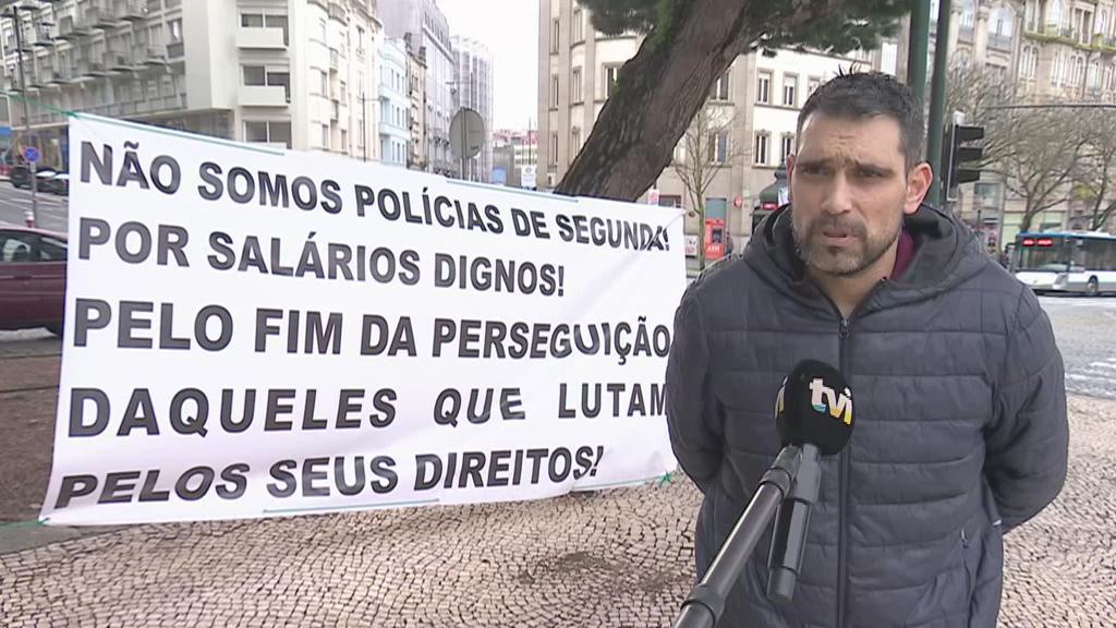 Sargento da GNR em greve de fome no Porto diz estar a atingir limite. Já perdeu 14 kg