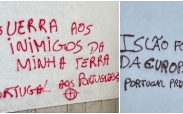 Bloco condena frases racistas pintadas na Mesquita de Braga