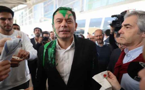 PSP detém activista que atingiu Luís Montenegro com tinta verde