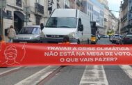 Três activistas da Climáximo bloqueiam rua e acabam detidos em Lisboa
