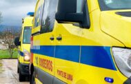 Despiste seguido de capotamento na A3 em Barcelos. Ferido recusa ir ao hospital