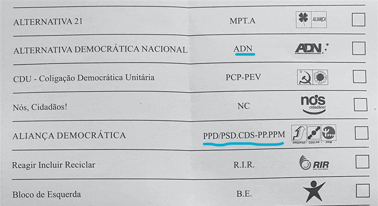 Legislativas. Confusão no boletim de voto preocupa Montenegro
