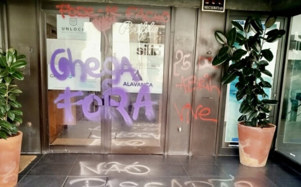 Sede do Chega no Porto vandalizada