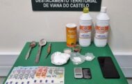Caminha. Tinha laboratório em casa para produzir droga
