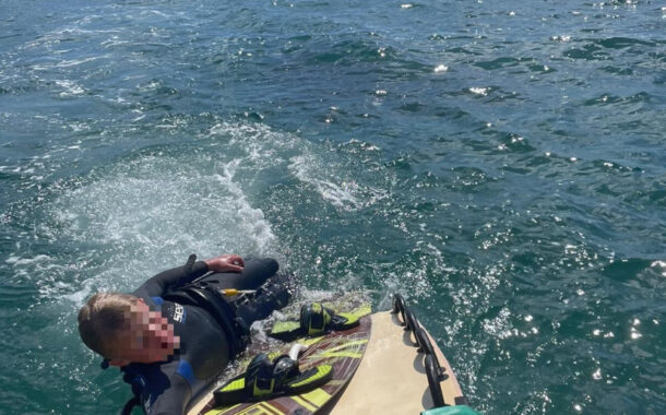Jovem praticante de kitesurf resgatado em praia de Viana do Castelo
